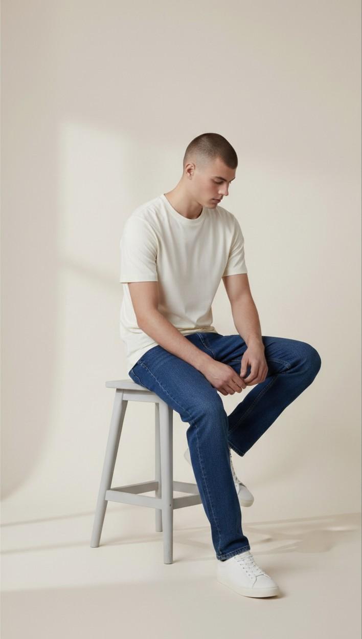 T-Shirt Uomo a Manica Corta in Tessuto Tecnico Traspirante M49930 OFF WHITE SUPERIOR VINTAGE Uomo 