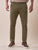 Men's chino trousers in satin fabric with American pocket.