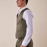 Gilet doppio petto rigato uomo. OE1S2S5I03 MILITARE OVER-D 