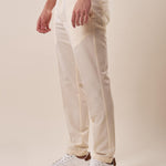 Pantalone chino slim fit con risvolto uomo. OC1S2S5P11 BURRO OVER-D Uomo 