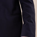 Abito classico cerimonia giacca rever a lancia in raso uomo. TM/NAPOLIPRL BLU ITALIAN FORMAT Uomo 