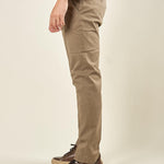 Pantalone Uomo in Cotone Elasticizzato Invernale con Tasche allAmericana. Comfort e Stile per la Stagione Fredda. PSI1781H FANGO HAMAKI-HO 