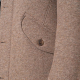 Giaccone da Uomo in Tessuto Scuba  Parka con Cappuccio, Stile Tecnico e Comfort Termico OC1F2W5J35 BEIGE OVER-D 