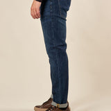 Jeans Uomo Slim Fit Stretch 5 Tasche Lavaggio Scuro. DM9646 DARK BLUE DATCH 