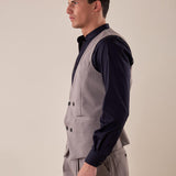 Gilet doppio petto uomo. GPE508 GRIGIO BLACKSUNDAY Uomo 