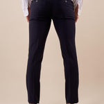 Pantalone da Uomo classico slim fit tasche all'americana. TM/NAP/D/7PANT BLU MEDIO ITALIAN FORMAT Uomo 