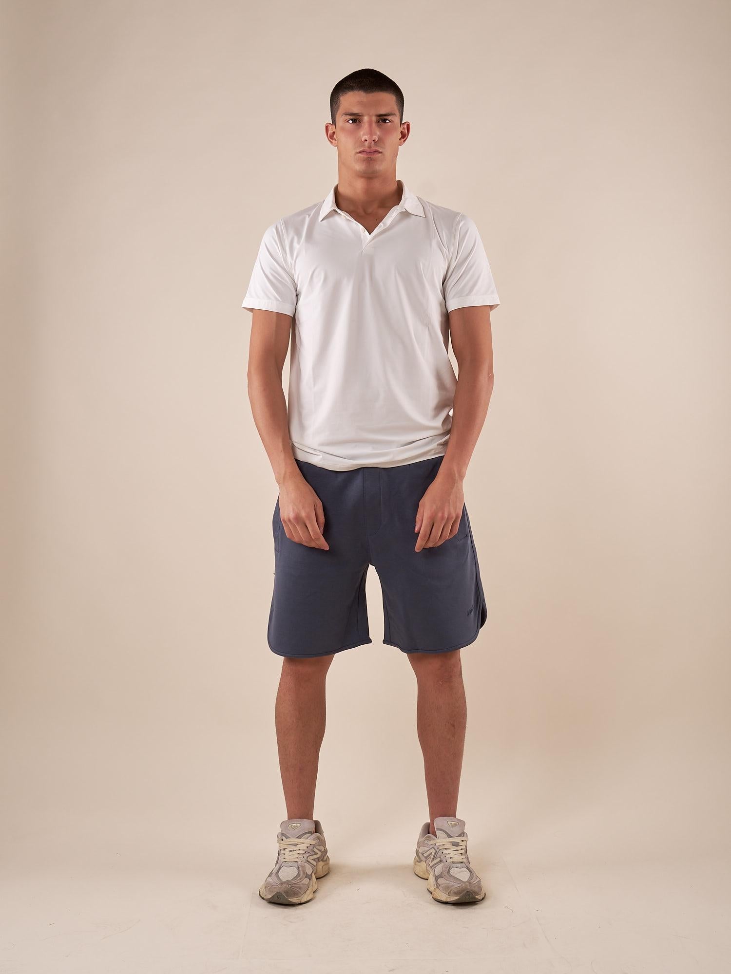 Polo Uomo Tecnica a Manica Corta  Traspirante, Leggera e ad Alte Prestazioni. M48962 OFF WHITE SUPERIOR VINTAGE 