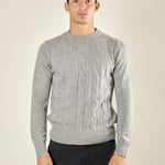 Maglia Uomo in Misto Cashmere a Trecce. Eleganza e Comfort per Ogni Occasione. CON4209225 FELTRO CONSENSO 