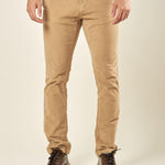 Pantalone Uomo Invernale in Velluto 1000 Righe. Eleganza Classica e Comfort Moderno. M49436 CAMEL GUY 