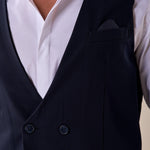 Gilet doppio petto GPE508 BLU BLACKSUNDAY 