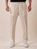Slim fit trousers with a trouser style.