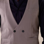 Gilet doppio petto uomo. GPE508 GRIGIO BLACKSUNDAY Uomo 
