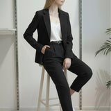 Pantalone Donna Balloon alla Caviglia con Pinces e Tasche Dietro con Pattine. PG114P NERO EXTASY 