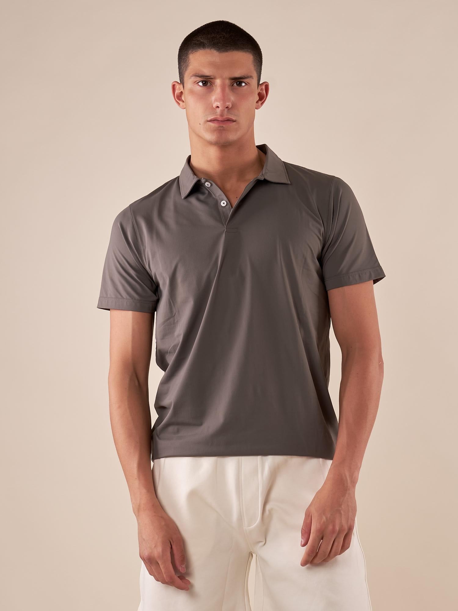 Polo Uomo Tecnica a Manica Corta  Traspirante, Leggera e ad Alte Prestazioni. M48962 MUSCHIO SUPERIOR VINTAGE 