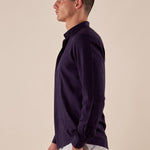 Camicia da uomo manica lunga in viscosa 100% con collo classico. PAMPERO BLU BLACKSUNDAY 