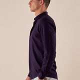 Camicia da uomo manica lunga in viscosa 100% con collo classico. PAMPERO BLU BLACKSUNDAY 