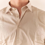 Camicia Uomo Manica Lunga 100% cotone. M48643 SABBIA SUPERIOR VINTAGE 