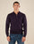 Polo uomo manica lunga in misto viscosa Eleganza casual e comfort naturale.