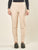 Pantalone donna in tessuto tecnico. Lunghezza alla caviglia con spacchetto laterale e zip invisibile.