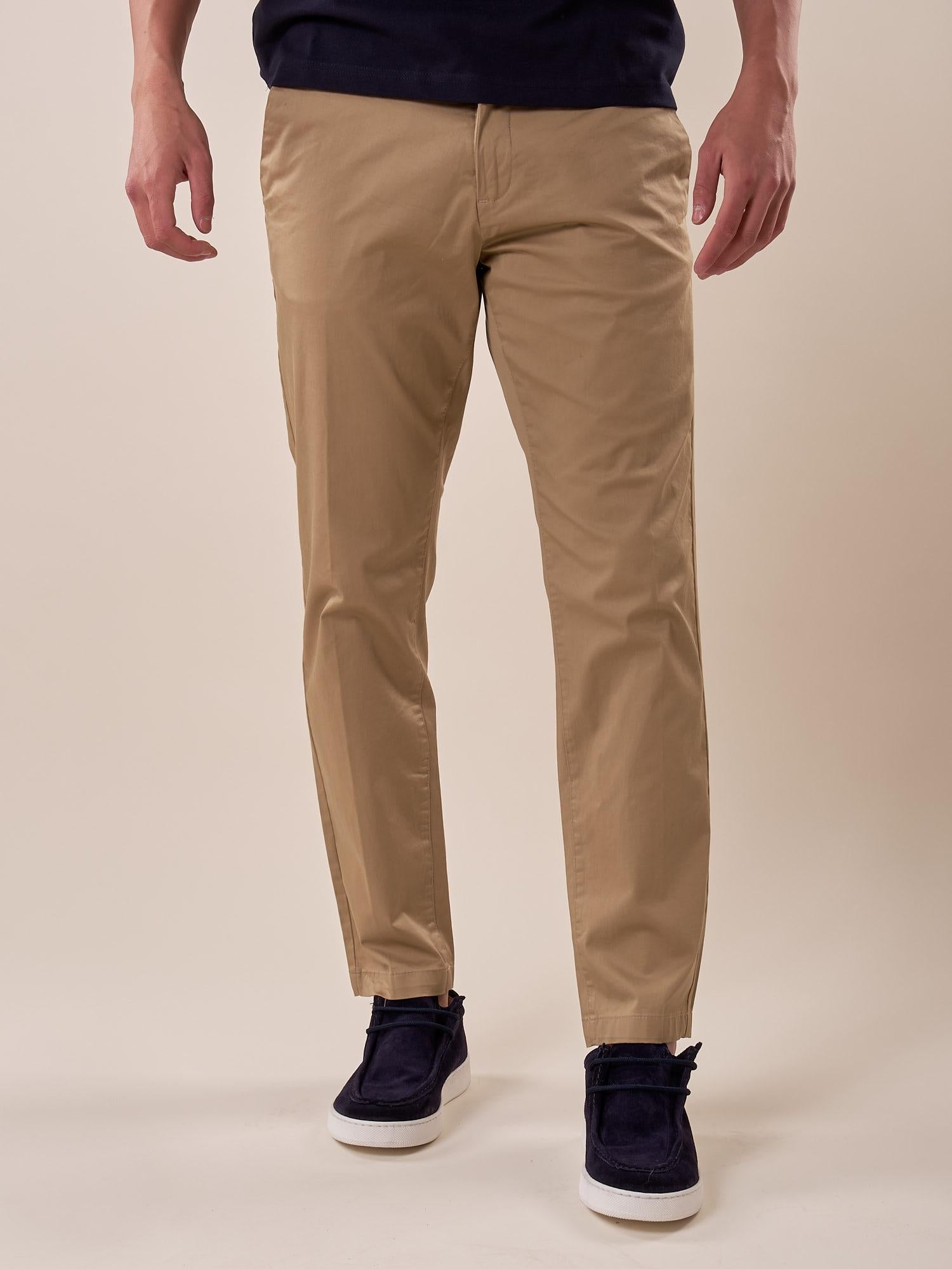 Pantalone modello chino tessuto raso satin tasca all'americana uomo. CON2517425 SAFARI CONSENSO 