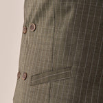 Gilet doppio petto rigato uomo. OE1S2S5I03 MILITARE OVER-D 