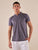 Polo da uomo manica corta in cotone mercerizzato con collo derby.