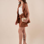 Gilet Donna in Misto Viscosa  Eleganza Versatile per Ogni Stagione GL001804 CUOIO ARTIGLI 