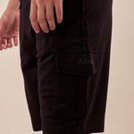Bermuda Uomo in felpa con tascone laterale. DM9206 NERO DATCH 