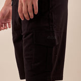 Bermuda Uomo in felpa con tascone laterale. DM9206 NERO DATCH 