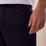 Pantalone modello chino tessuto raso satin tasca all'americana uomo. CON2517425 NAVY CONSENSO Uomo 