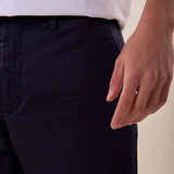 Pantalone modello chino tessuto raso satin tasca all'americana uomo. CON2517425 NAVY CONSENSO Uomo 