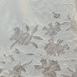 T-Shirt Donna in Cotone Elasticizzato con Ricamo Floreale. TS004896 PANNA ARTIGLI 