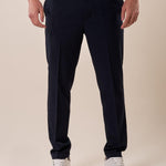 Pantalone chino slim fit con risvolto uomo. OC1S2S5P11 BLU OVER-D Uomo 