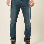Jeans Uomo 5 Tasche Regular Fit Lavaggio Scuro. M49304 DENIM GUY Uomo 