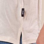 Polo manica corta cotone elasticizzato. DM1881 LUNAR WHITE DATCH 