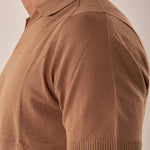 Polo manica corta collo derby viscosa tessuto crepe finezza 12 uomo. CON2152125 BISCOTTO CONSENSO 