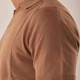 Polo manica corta collo derby viscosa tessuto crepe finezza 12 uomo. CON2152125 BISCOTTO CONSENSO 