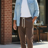 Pantalone Uomo Modello Pantalaccio Slim Fit con Laccetto OC1S2S6P08 MORO OVER-D Uomo 
