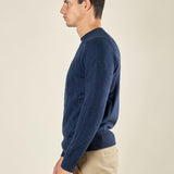 Maglia Uomo in Misto Cashmere a Trecce. Eleganza e Comfort per Ogni Occasione. CON4209225 PRUSSIA CONSENSO 