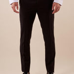 Pantalone da Uomo classico slim fit tasche all'americana. TM/NAP/D/7PANT NERO ITALIAN FORMAT 