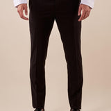 Pantalone da Uomo classico slim fit tasche all'americana. TM/NAP/D/7PANT NERO ITALIAN FORMAT 