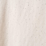 Maglia Donna Curvy in Viscosa  Scollo a V, Manica Raglan e Micro Paillettes Tono su Tono. F768YBFAZ23804 CREMA Lizalù 