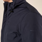 Giubbino Uomo con Cappuccio Antivento Tasca con Zip. GBI1616H BLU HAMAKI-HO 