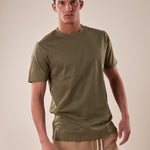 T-Shirt manica corta cotone mercerizzato uomo. OC1S2S5T10 BAMBOO OVER-D Uomo 