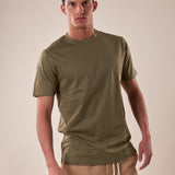 T-Shirt manica corta cotone mercerizzato uomo. OC1S2S5T10 BAMBOO OVER-D Uomo 