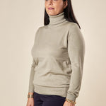 Dolcevita Donna Curvy in viscosa manica lunga basico ed essenziale. F712YBF02L SALVIA Lizalù 