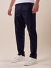 Men's chino trousers in satin fabric with American pocket.