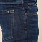 Jeans Uomo Slim Fit Stretch 5 Tasche Lavaggio Scuro. DM9646 DARK BLUE DATCH 