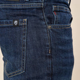 Jeans Uomo Slim Fit Stretch 5 Tasche Lavaggio Scuro. DM9646 DARK BLUE DATCH 