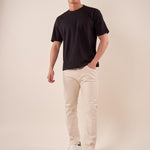 Pantalone 5 tasche cotone bull uomo. OE1S2S5P11 GREIGE OVER-D Uomo 